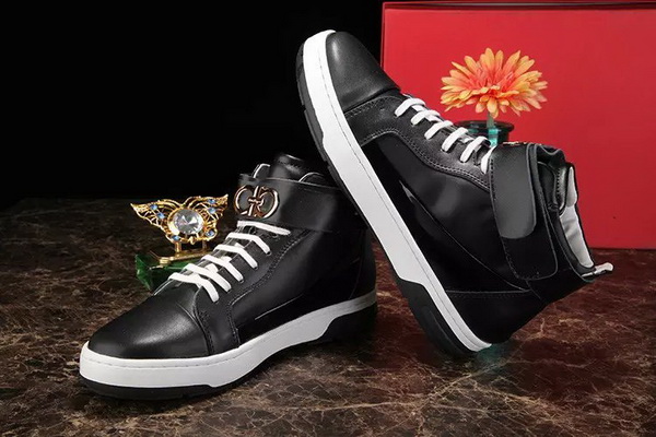 Salvatore Ferragamo High-Top Fashion Men Shoes--002